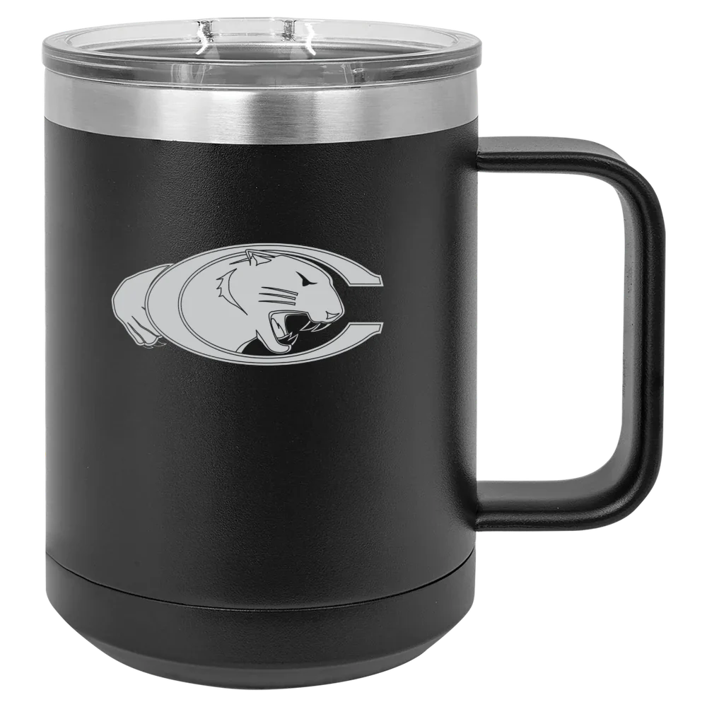 Claflin University Polar Camel 15 oz. Mug with Slider Lid
