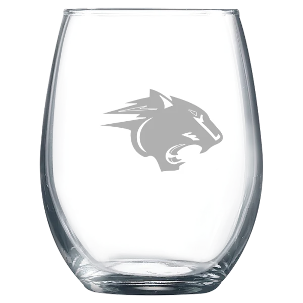 Clark Atlanta University Polar Camel 9 oz. Stemless Wine Glass