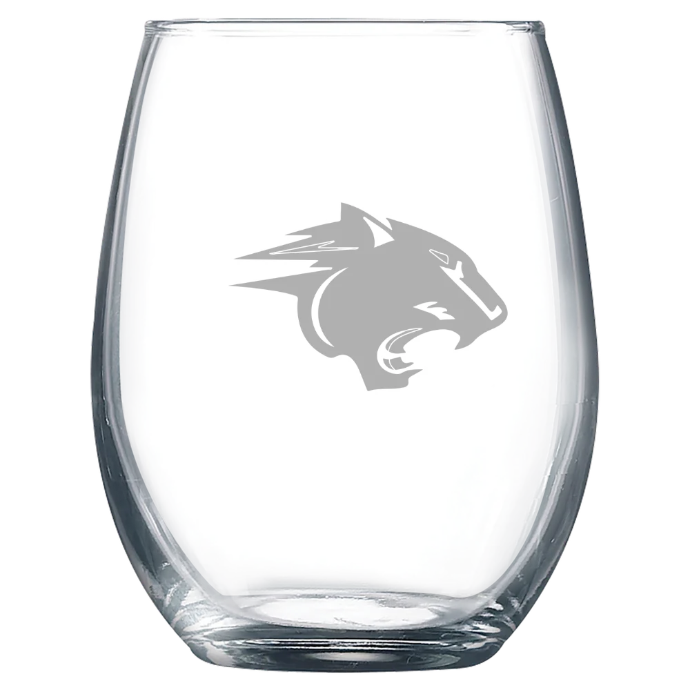 Clark Atlanta University Polar Camel 9 oz. Stemless Wine Glass