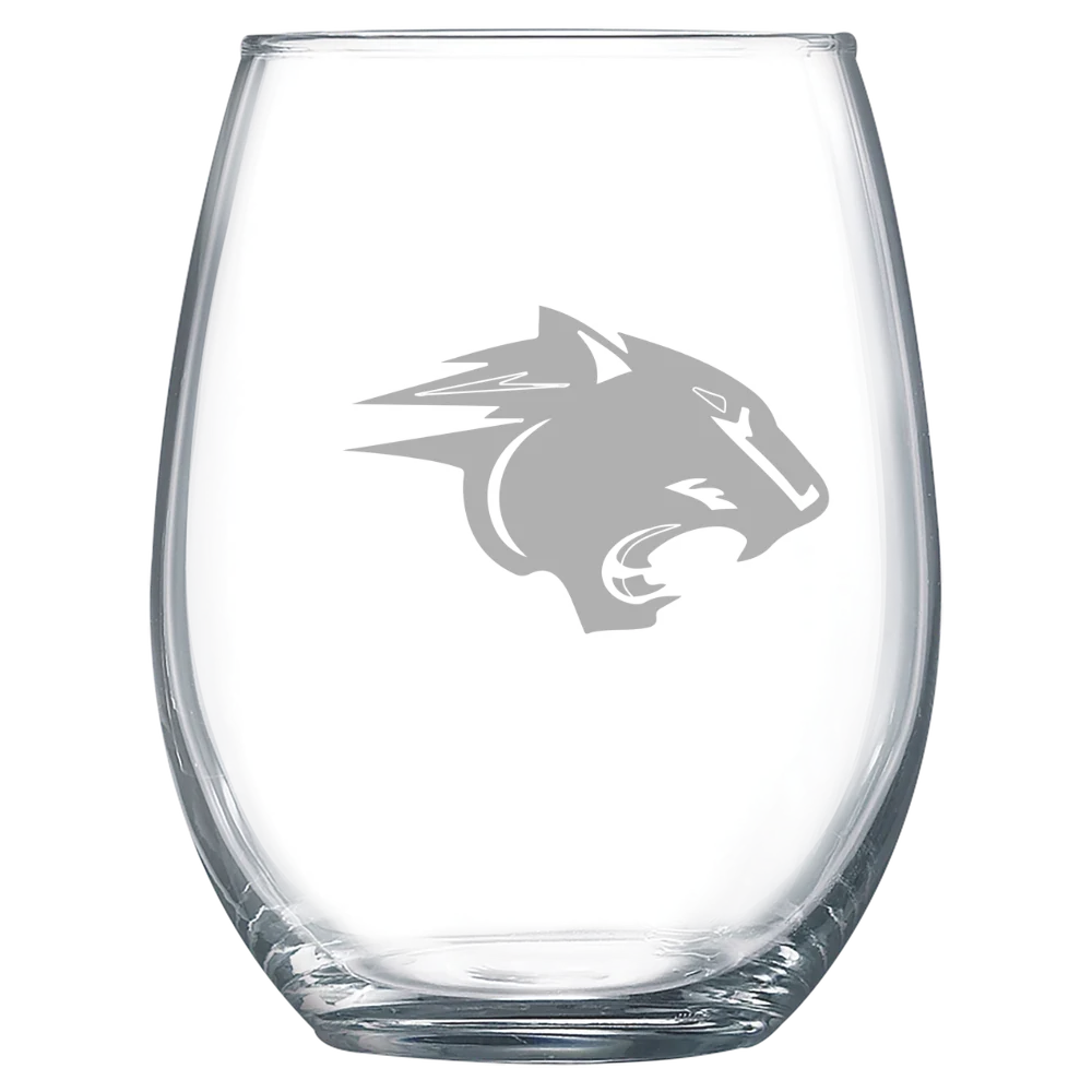 Clark Atlanta University Polar Camel 15 oz. Stemless Wine Glass