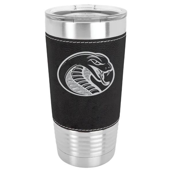 Coker University Polar Camel 20 oz. Leatherette Grip Tumbler with Standard Lid