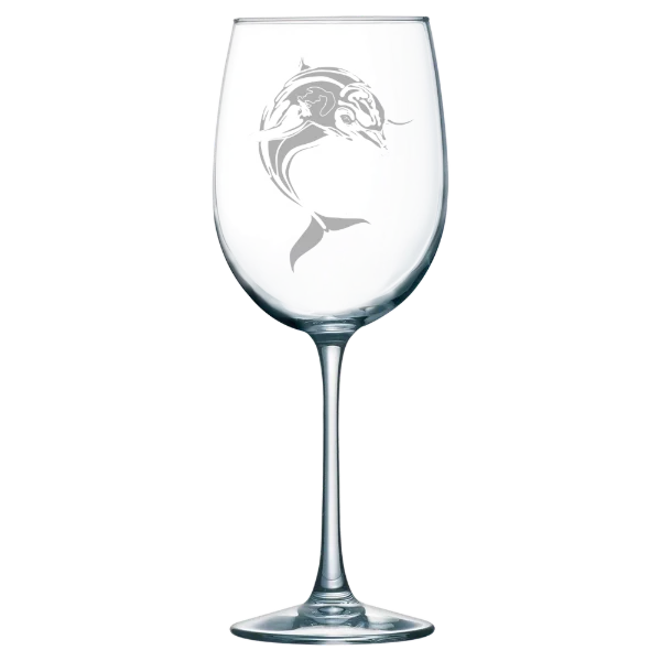 College of Staten Island Polar Camel 19 oz. Wine Glass