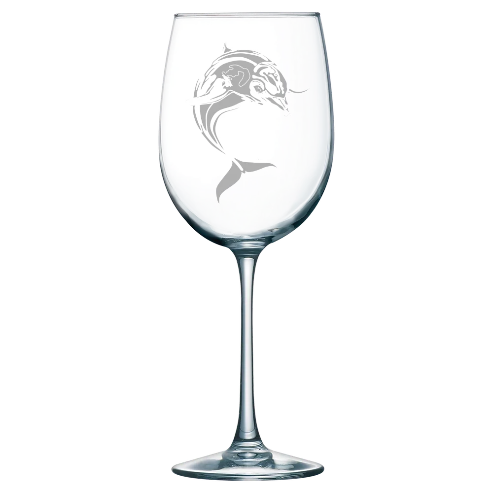 College of Staten Island Polar Camel 19 oz. Wine Glass
