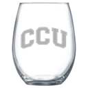 Colorado Christian University Polar Camel 15 oz. Stemless Wine Glass