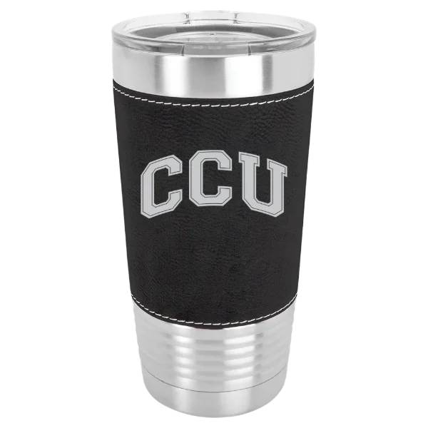 Colorado Christian University Polar Camel 20 oz. Leatherette Grip Tumbler with Standard Lid