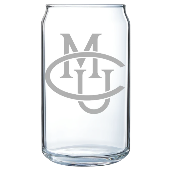 Colorado Mesa University Polar Camel 16 oz. Can Glass