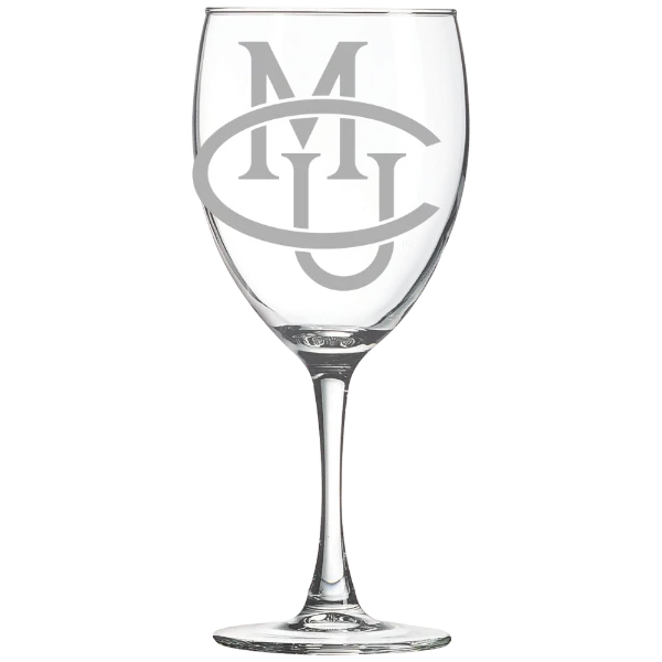 Colorado Mesa University Polar Camel 10 1/2 oz. Wine Glass