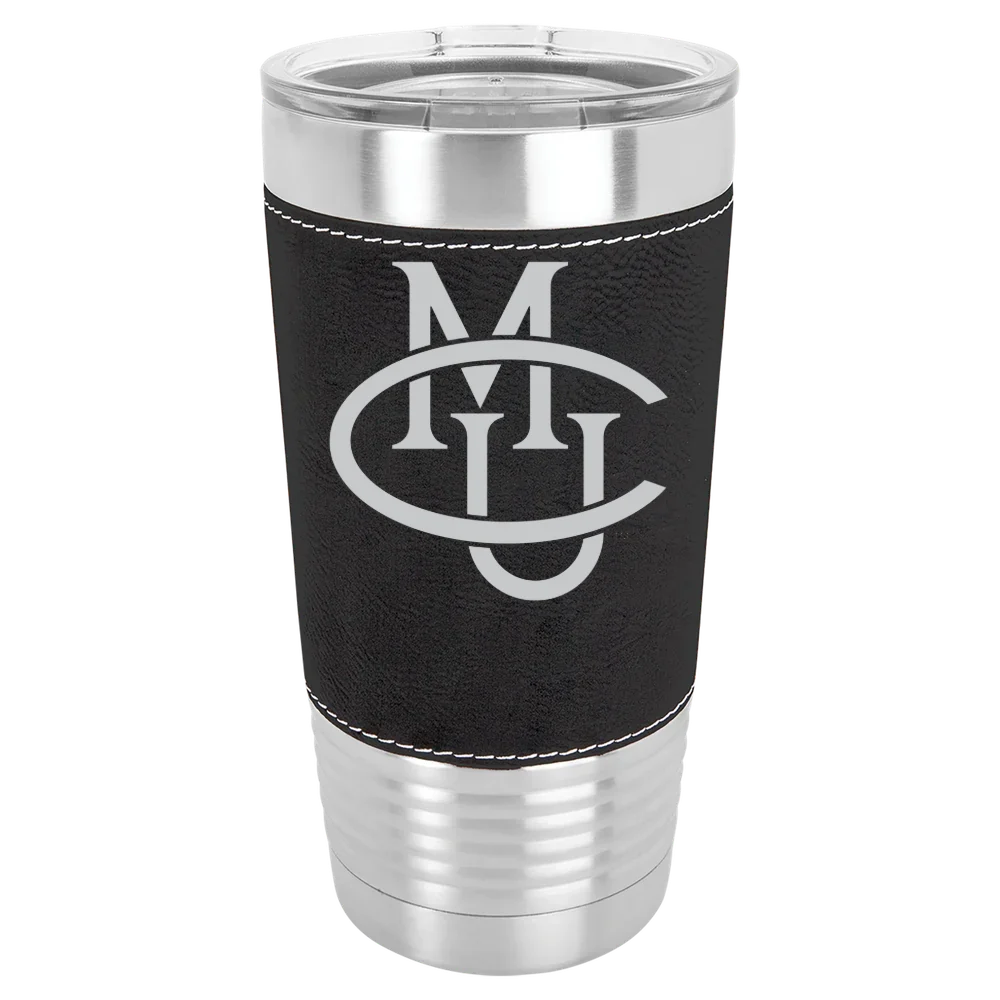 Colorado Mesa University Polar Camel 20 oz. Leatherette Grip Tumbler with Standard Lid