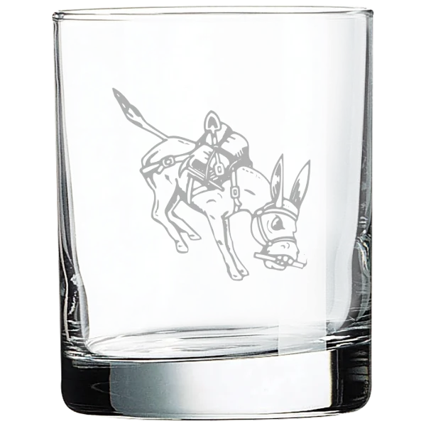 Colorado School of Mines Polar Camel 10 1/2 oz. On The Rocks Glass