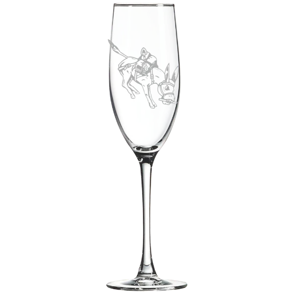Colorado School of Mines Polar Camel 8 oz. Champagne Flute