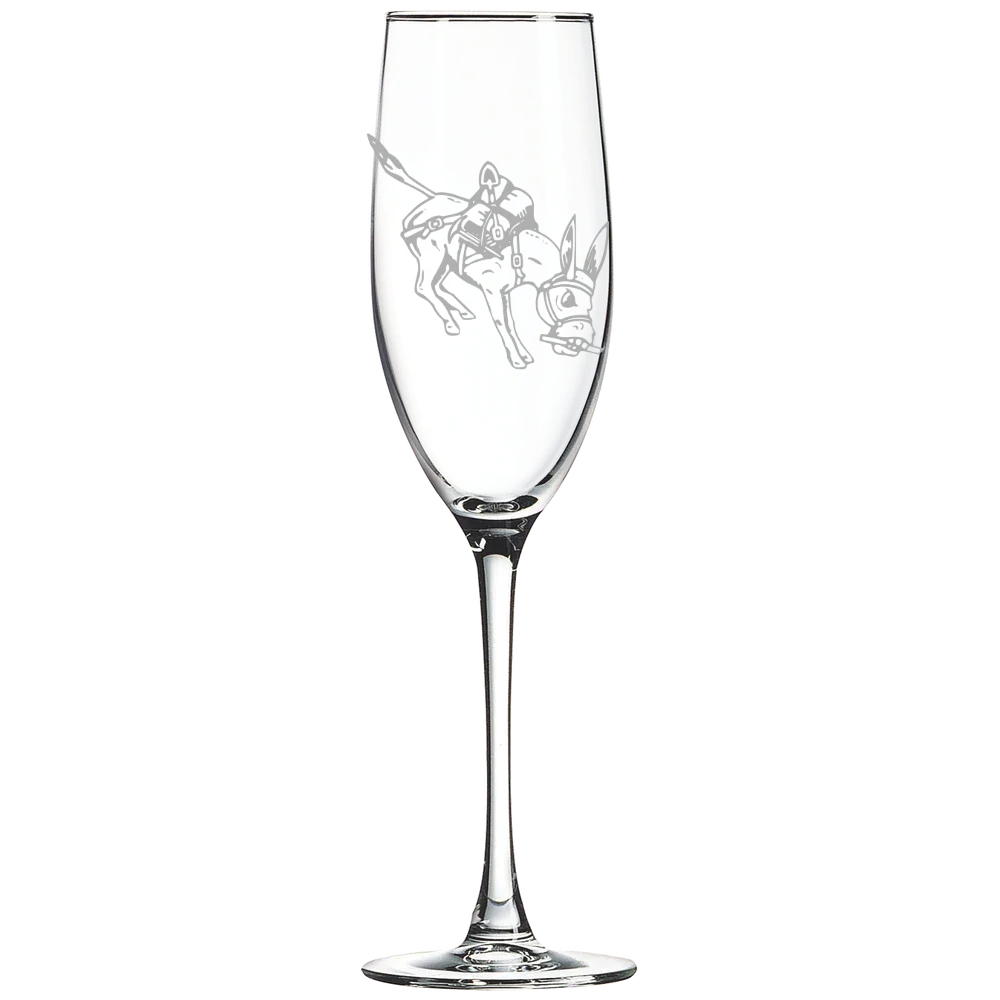 Colorado School of Mines Polar Camel 8 oz. Champagne Flute