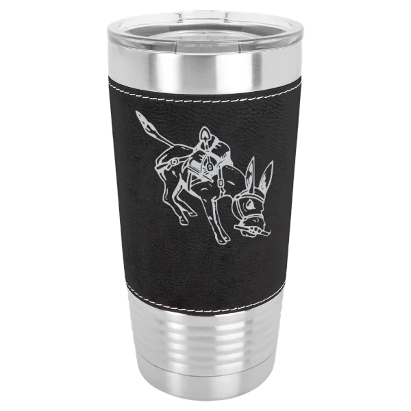Colorado School of Mines Polar Camel 20 oz. Leatherette Grip Tumbler with Standard Lid