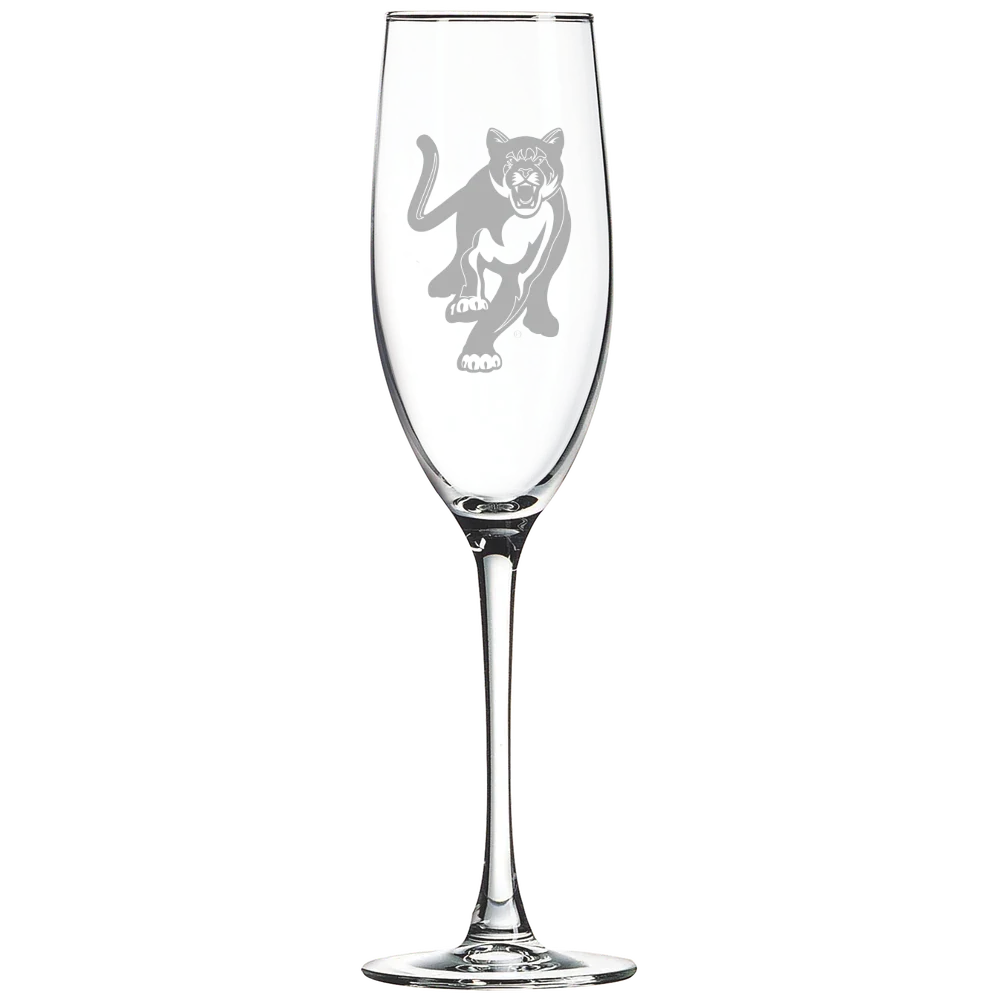 Columbus State University Polar Camel 8 oz. Champagne Flute