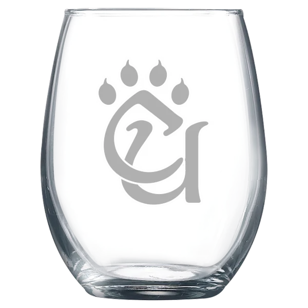 Concord University Polar Camel 9 oz. Stemless Wine Glass