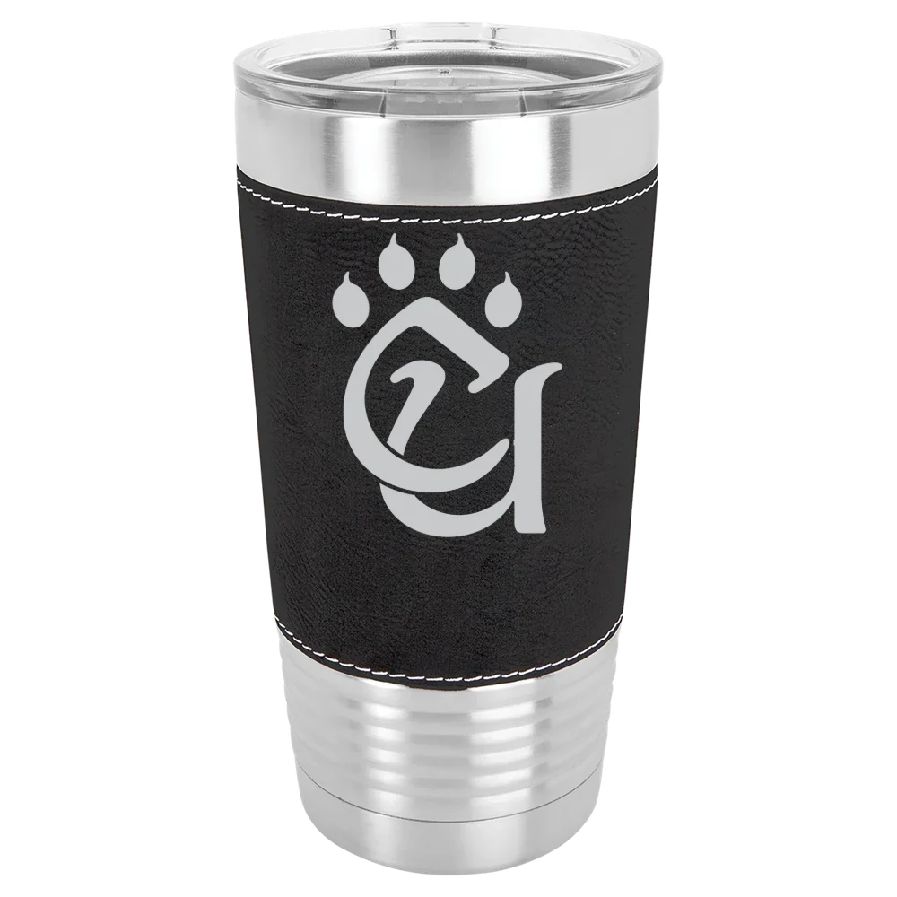 Concord University Polar Camel 20 oz. Leatherette Grip Tumbler with Standard Lid