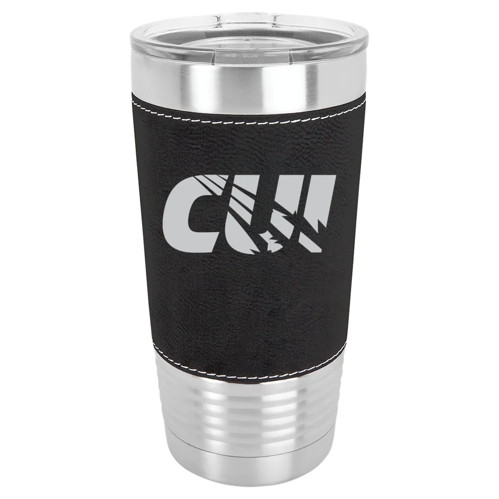 Concordia University Irvine Polar Camel 20 oz. Leatherette Grip Tumbler with Standard Lid