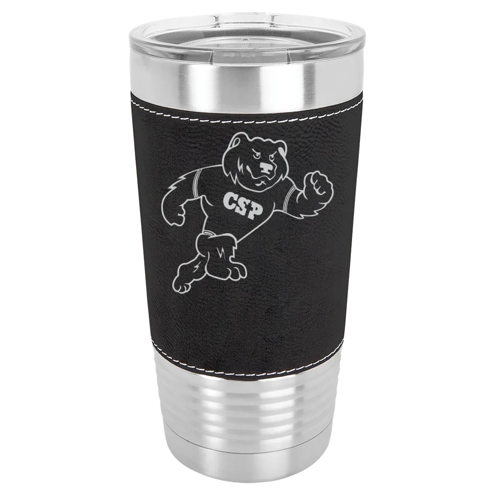 Concordia University, St. Paul Polar Camel 20 oz. Leatherette Grip Tumbler with Standard Lid
