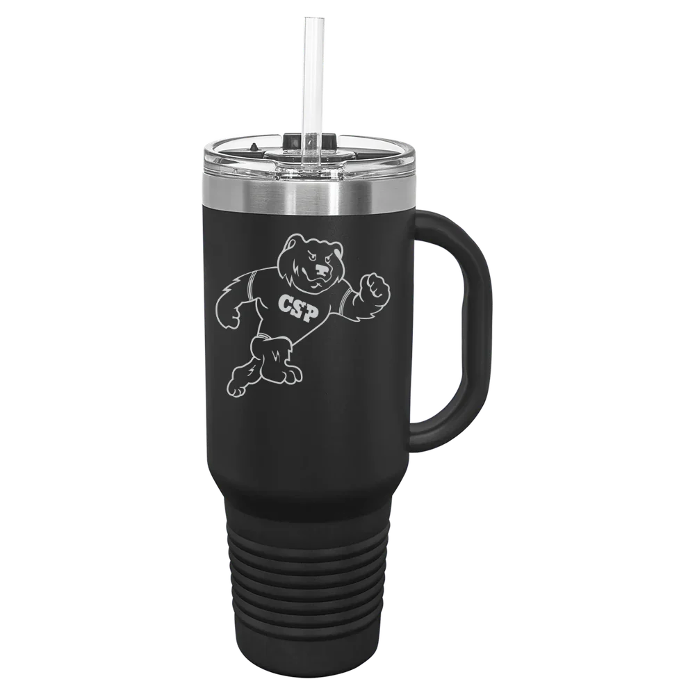 Concordia University, St. Paul Polar Camel 40 oz. Travel Mug with Snap Lid & Straw
