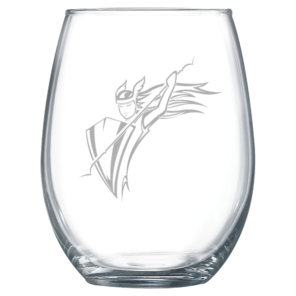 Converse University Polar Camel 15 oz. Stemless Wine Glass