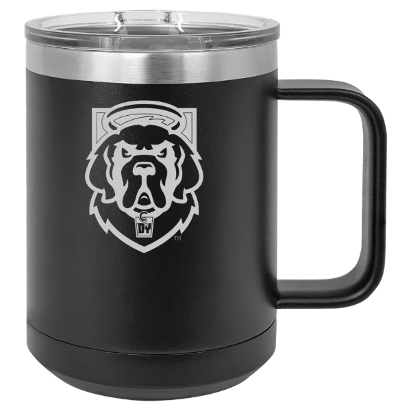 D'Youville University Polar Camel 15 oz. Mug with Slider Lid
