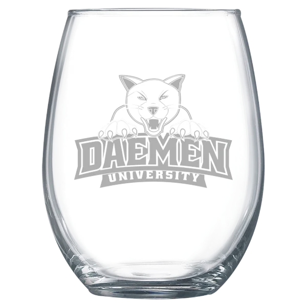 Daemen University Polar Camel 15 oz. Stemless Wine Glass