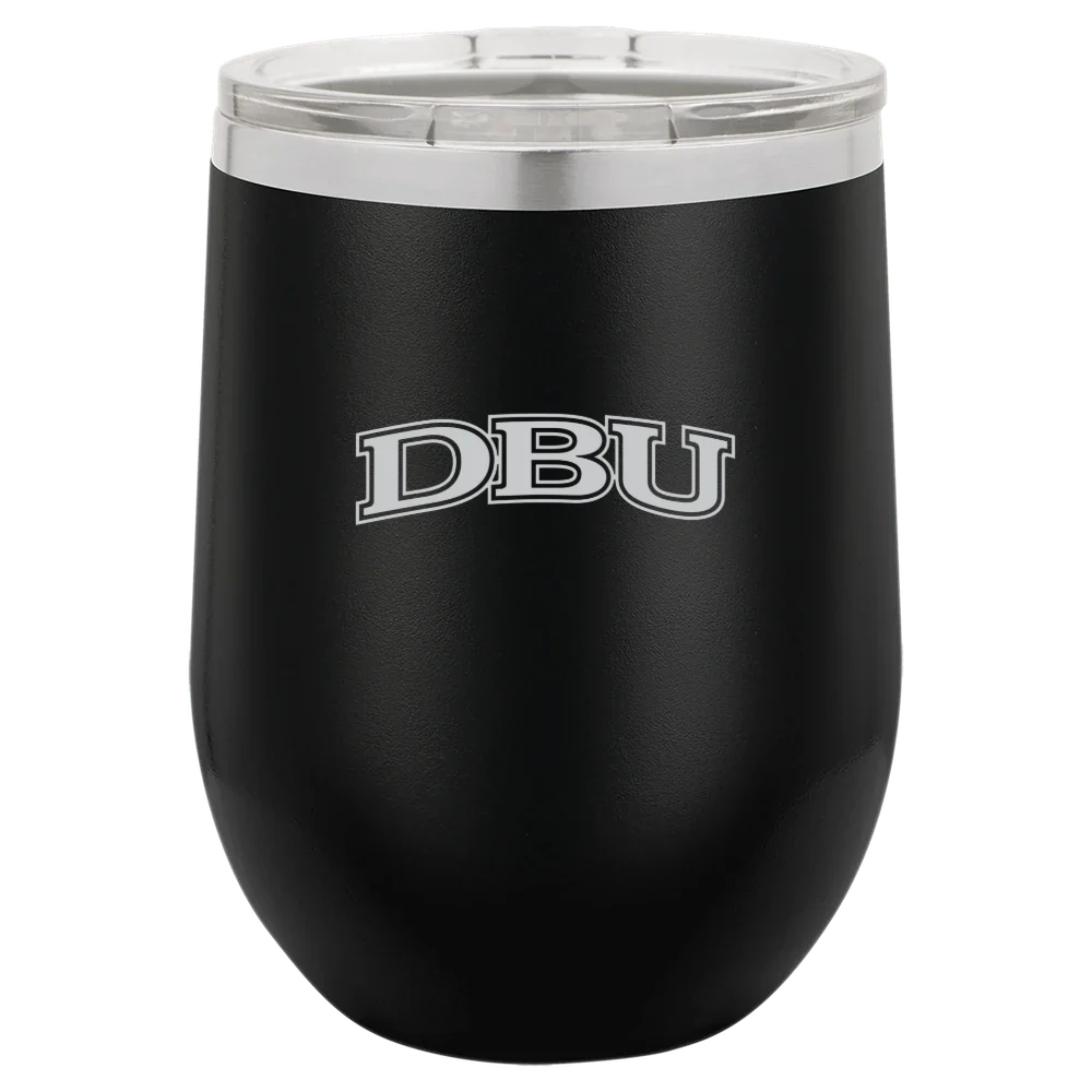 Dallas Baptist University Polar Camel 12 oz. Stemless Wine Tumbler