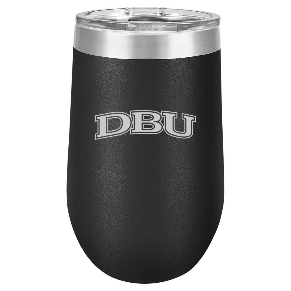 Dallas Baptist University Polar Camel 16 oz. Stemless Wine Tumbler