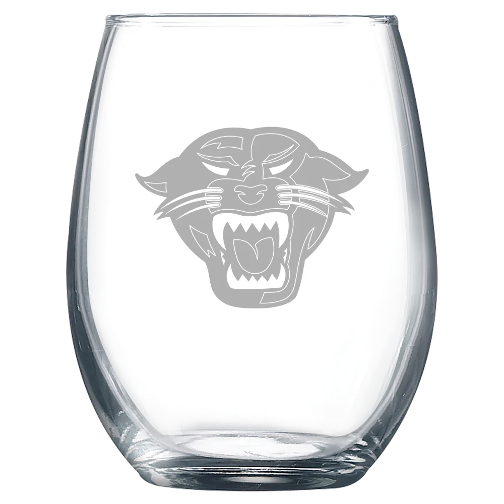 Davenport University Polar Camel 9 oz. Stemless Wine Glass
