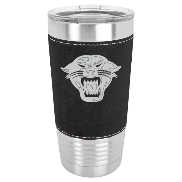 Davenport University Polar Camel 20 oz. Leatherette Grip Tumbler with Standard Lid