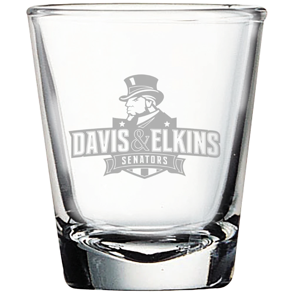 Davis & Elkins College Polar Camel 1.7 oz. Shot Glass