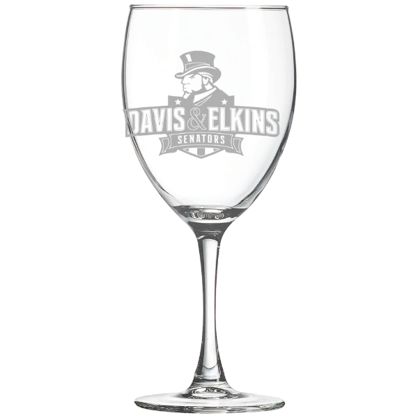 Davis & Elkins College Polar Camel 10 1/2 oz. Wine Glass