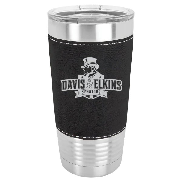 Davis & Elkins College Polar Camel 20 oz. Leatherette Grip Tumbler with Standard Lid