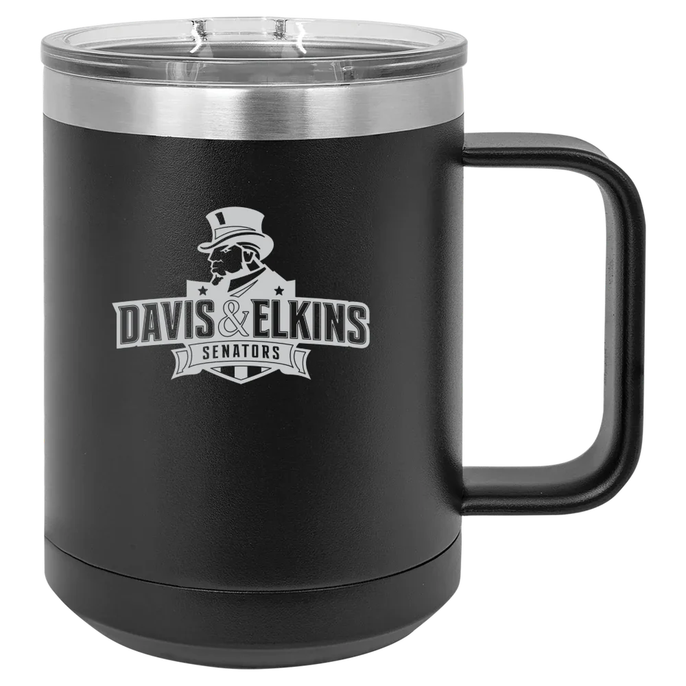 Davis & Elkins College Polar Camel 15 oz. Mug with Slider Lid