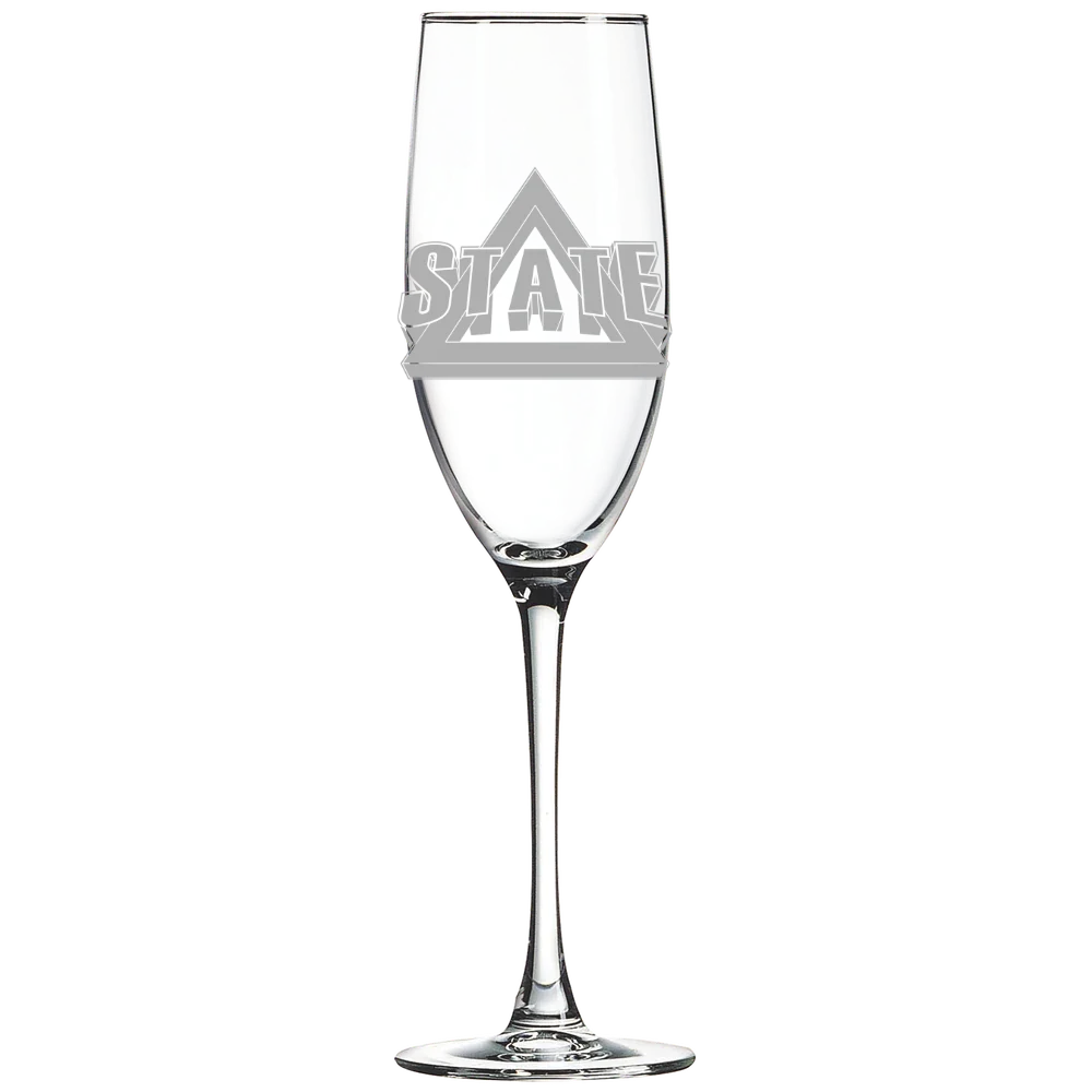 Delta State University Polar Camel 8 oz. Champagne Flute