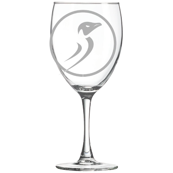 Dominican University of California Polar Camel 10 1/2 oz. Wine Glass