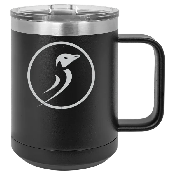 Dominican University of California Polar Camel 15 oz. Mug with Slider Lid