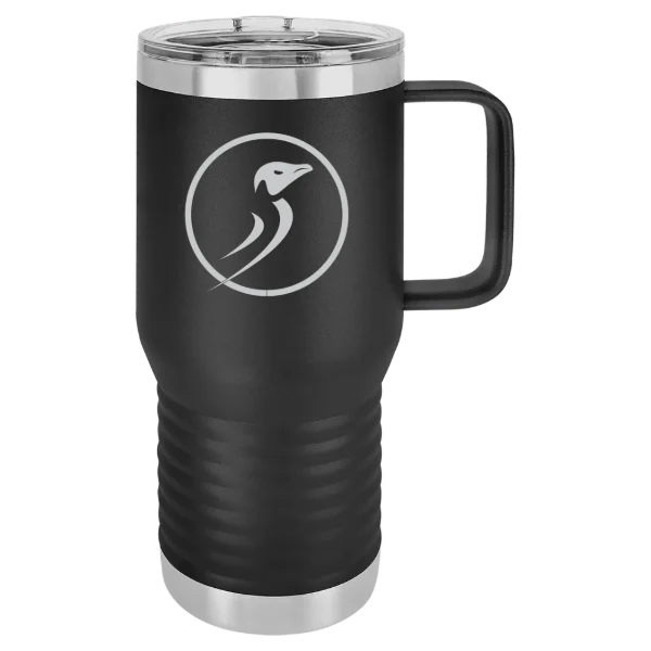 Dominican University of California Polar Camel 20 oz. Travel Mug with Slider Lid
