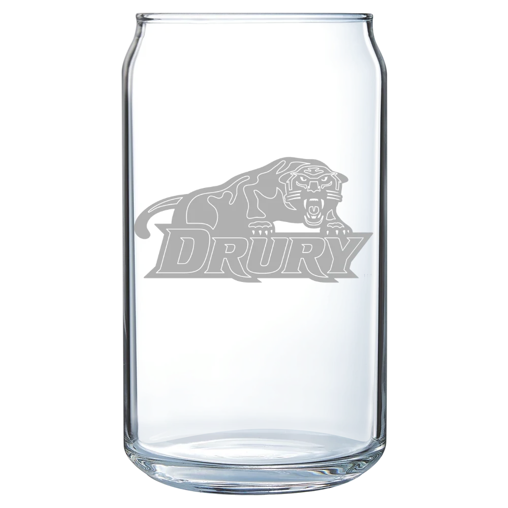 Drury University Polar Camel 16 oz. Can Glass