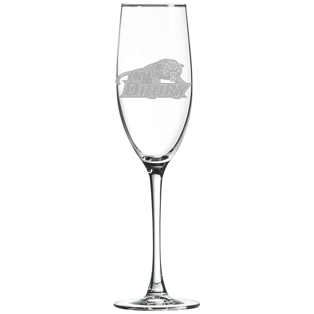 Drury University Polar Camel 8 oz. Champagne Flute