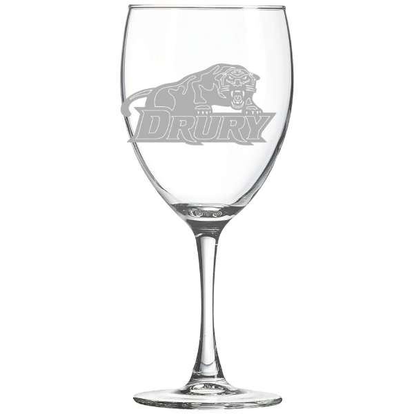 Drury University Polar Camel 10 1/2 oz. Wine Glass