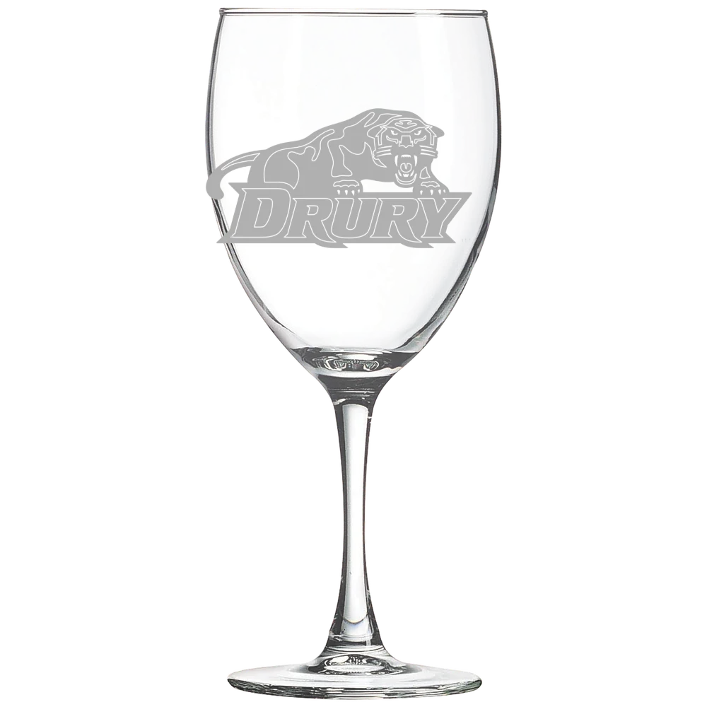 Drury University Polar Camel 10 1/2 oz. Wine Glass