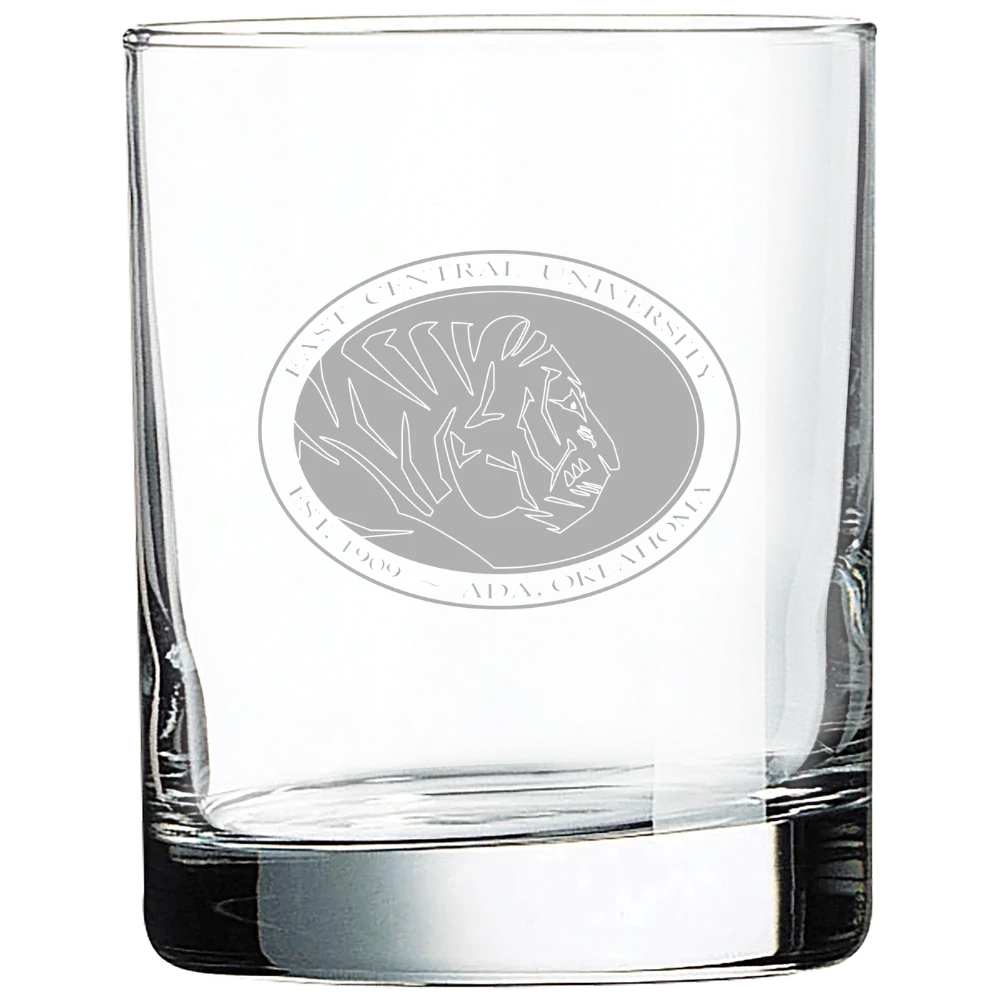 East Central University Polar Camel 10 1/2 oz. On The Rocks Glass