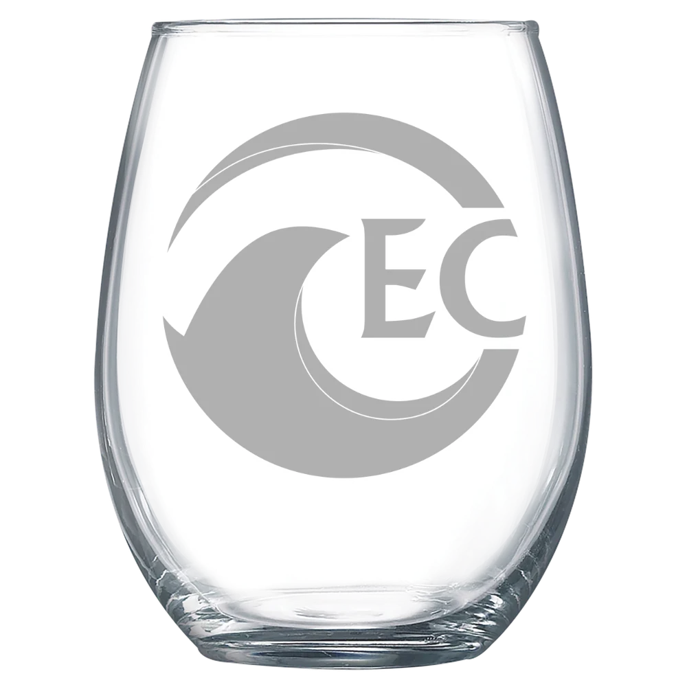 Eckerd College Polar Camel 15 oz. Stemless Wine Glass