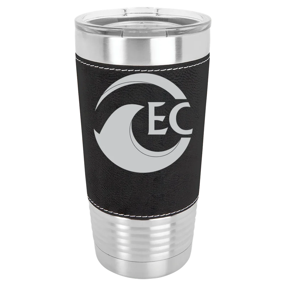 Eckerd College Polar Camel 20 oz. Leatherette Grip Tumbler with Standard Lid