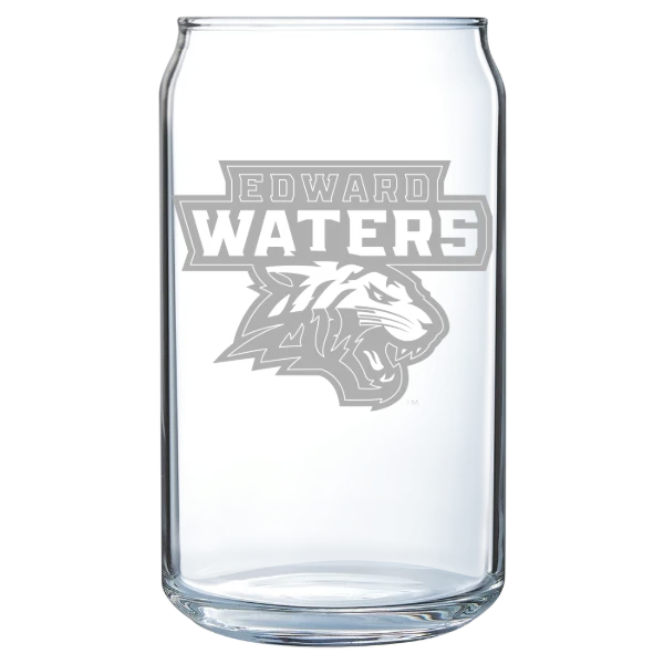 Edward Waters University Polar Camel 16 oz. Can Glass