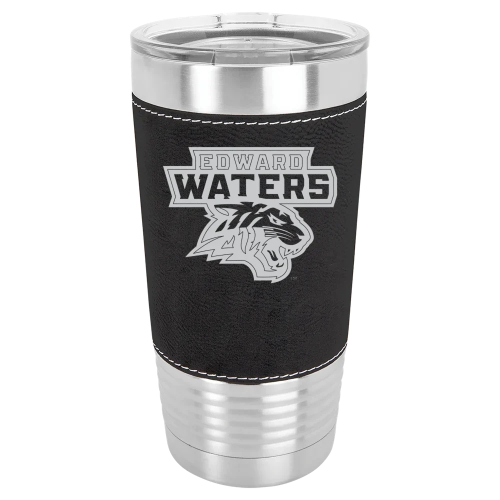 Edward Waters University Polar Camel 20 oz. Leatherette Grip Tumbler with Standard Lid
