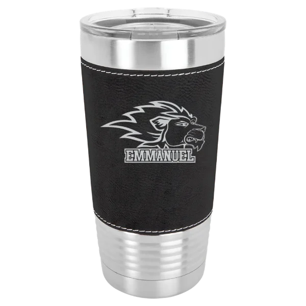 Emmanuel University (Georgia) Polar Camel 20 oz. Leatherette Grip Tumbler with Standard Lid