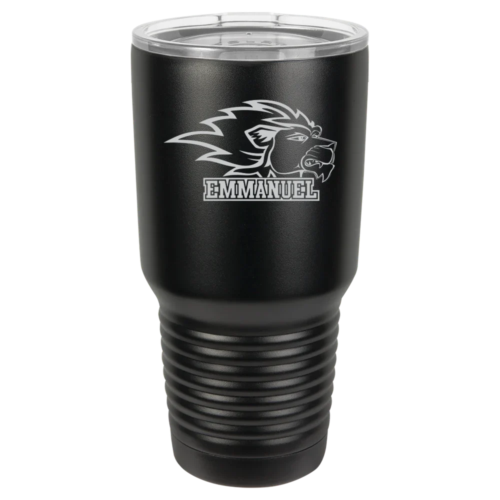 Emmanuel University (Georgia) Polar Camel 30 oz. Ringneck Tumbler with Standard Lid