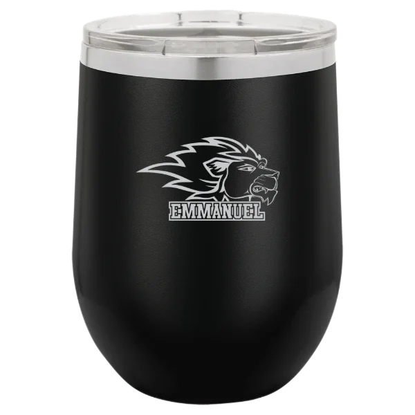 Emmanuel University (Georgia) Polar Camel 12 oz. Stemless Wine Tumbler