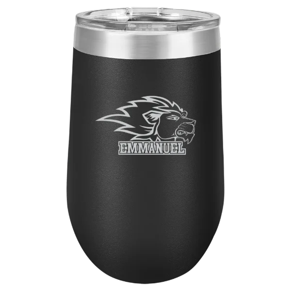 Emmanuel University (Georgia) Polar Camel 16 oz. Stemless Wine Tumbler